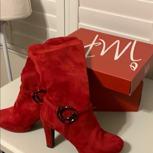 Red IMPO Stretch Boots 8 M NWOT - Picture 15 of 15